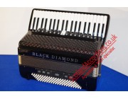 Black Diamond 120 bass black piano accordion